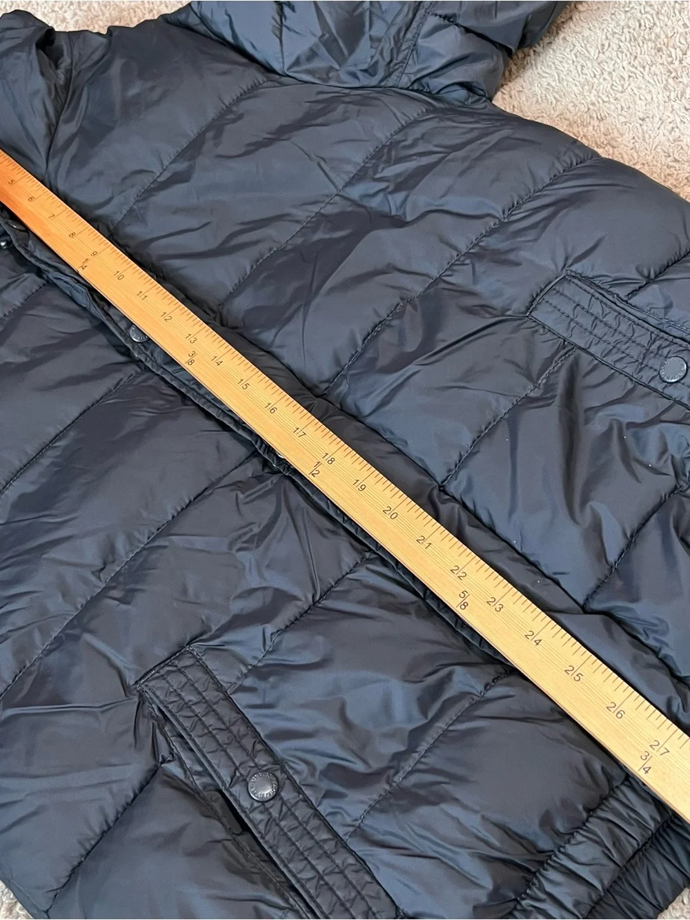 Levi's Black Quilted Puffer Jacket Small
